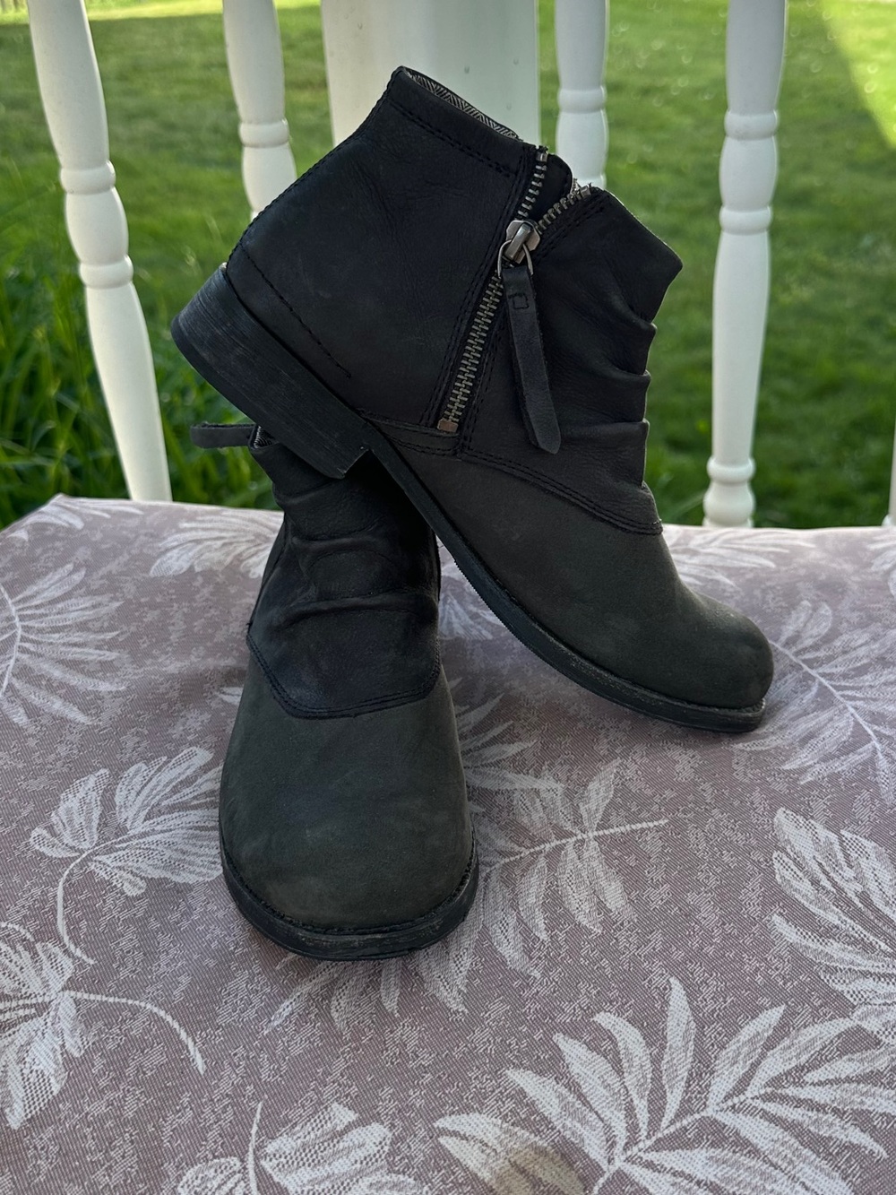 CAT Double-Zip Ankle Bootie